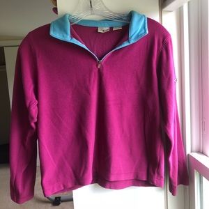 LL Bean Kids Fleece Jacket Size Medium